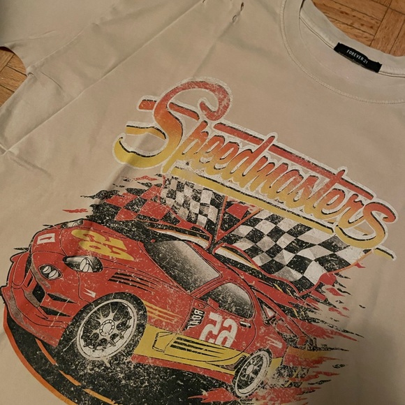VINTAGE FOREVER 21 SPEEDMASTERS RACING NASCAR STYLE DISTRESSED T SHIRT - Picture 4 of 6